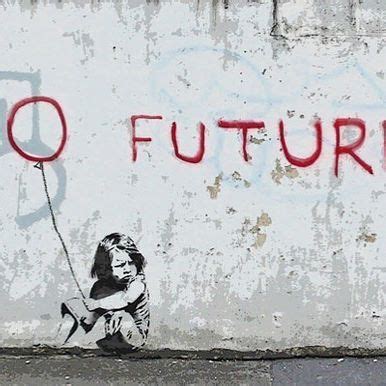 An original artwork by anonymous british street artist banksy has been burned and turned into a the original banksy in question is a satirical piece entitled morons, which depicts buyers at an art perpetrators of spam or abuse will be deleted from the site and prohibited from future registration at. "No Future" by Banksy in London #streetart #banksy ...