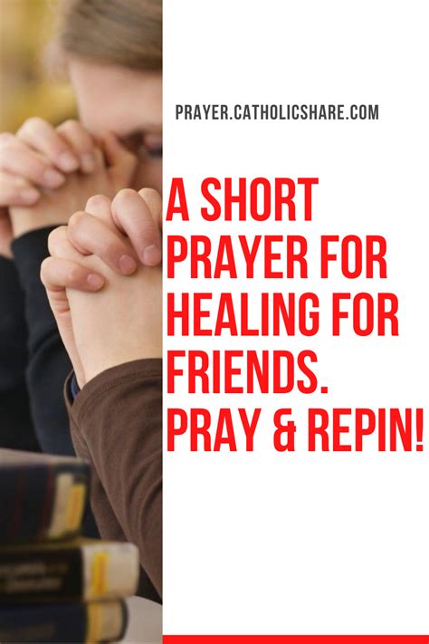 A Short Prayer For Healing For Friends Healing Friends God Jesus