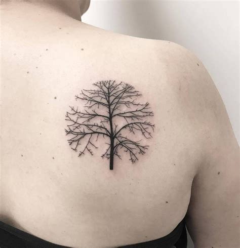 Tree Tattoo Shoulder Blade