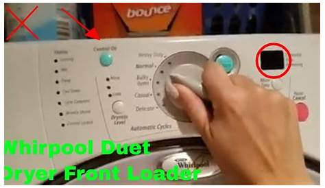 How To Use Whirlpool Duet Dryer Front Loader Review - YouTube