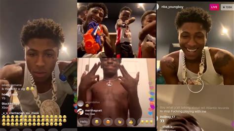 Nba Youngboy Instagram Live Explains Why He Deleted All His Post Youtube