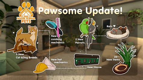 House Flipper Pets Pawsome Update Youtube