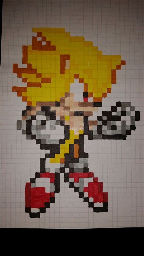 Sonic Pixel Art Dibujos En Pixeles Dibujos Pixelados Dibujos Molones