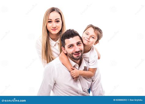 Mother Daughter Hug Father Stock Image Image Of Background Cheerf