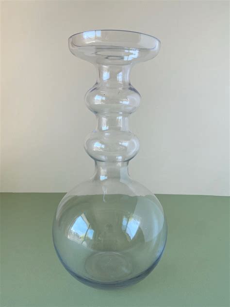 Special Pampas Long Glass Vase Long Vase En Verre Spécial Etsy