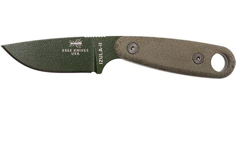 Esee Knives Izula Ii Olive Green Fixed Blade Survival Kit
