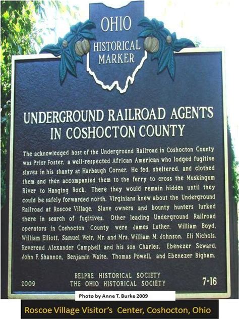 Underground Railroad Markers Underground Railroad Historical Marker