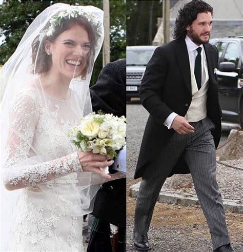 Make way for the beards. اولین تصاویر از عروسی بازیگران «بازی تاج و تخت» | آوتاف