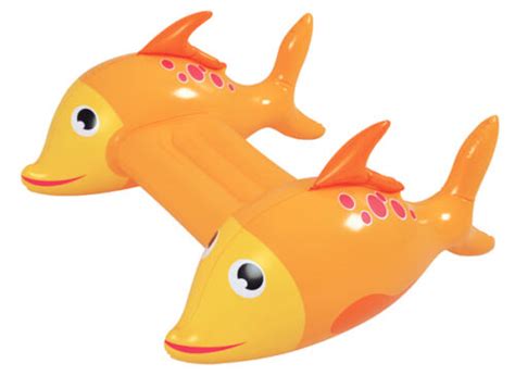 New In Box Regent Fun Inflatable Twin Fish Rider Kickboard Pool
