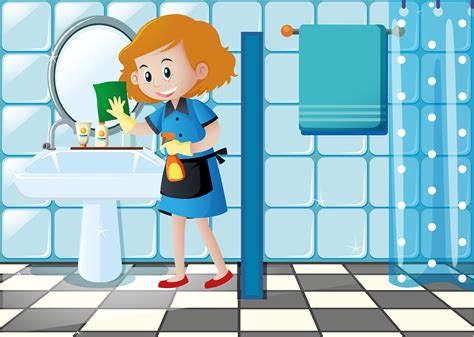 Clean The Bathroom Clipart Children Clipart Bathroom Children