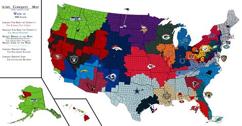 Nfl Football Map Of Teams World Map