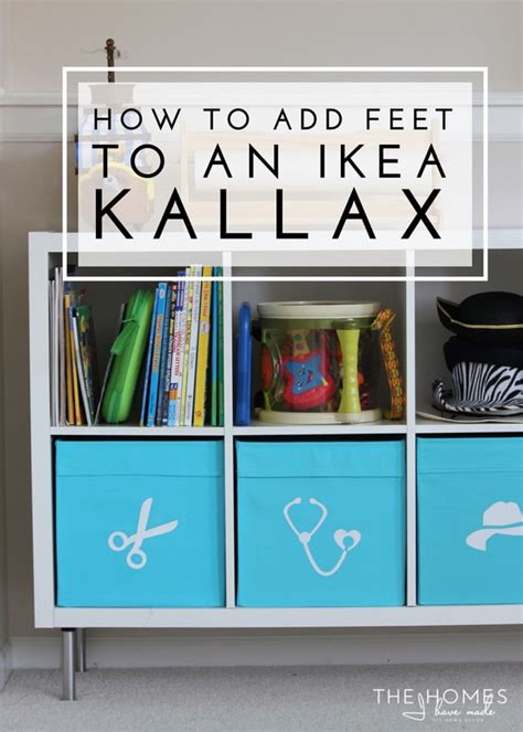 How To Add Feet to an IKEA Kallax | The Homes I Have Made