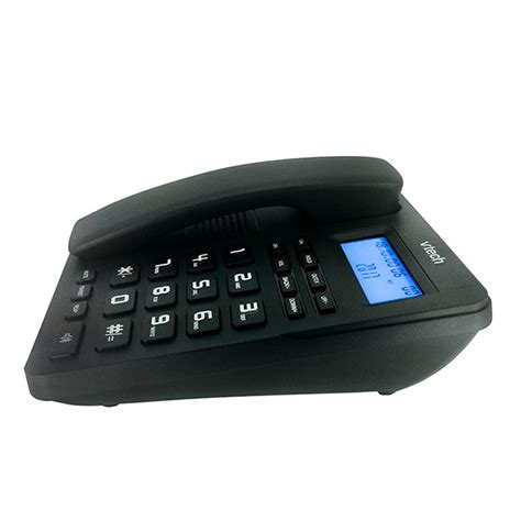 Teléfono Alámbrico Vtech Vtc500 Color Negro Con Display Chedraui