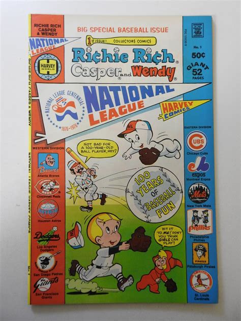 Richie Rich, Casper, and Wendy National League (1976) VF Condition