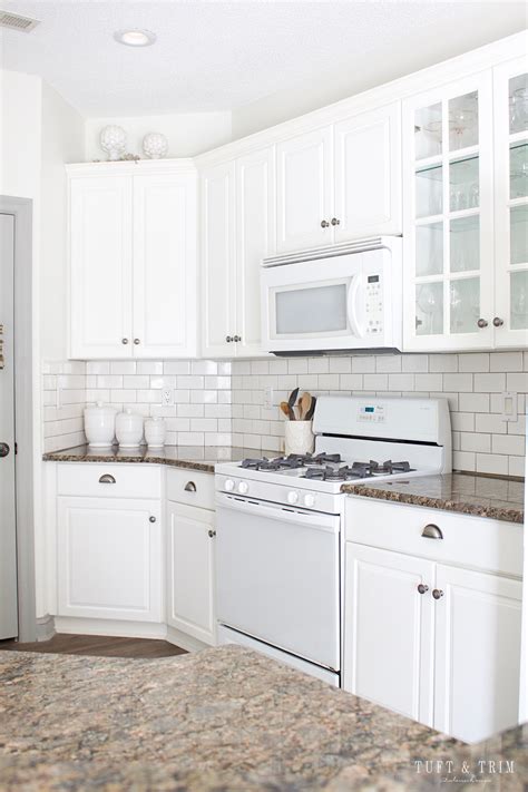 Diy Subway Tile Backsplash Tuft And Trim