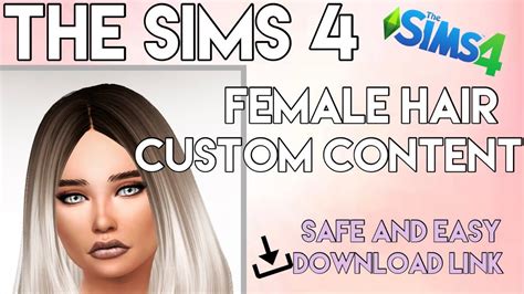 The Sims 4 Custom Content Female Hair Cc Full Folder
