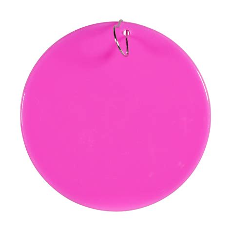 Pink Plastic Medallion â€ 25