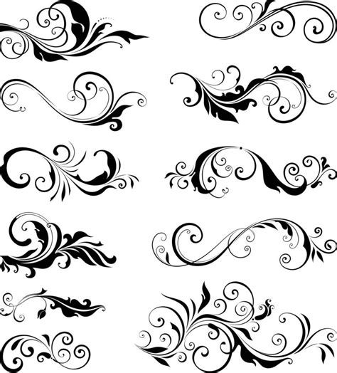 Floral Royal Calligraphic Elements 4928394 Vector Art At Vecteezy