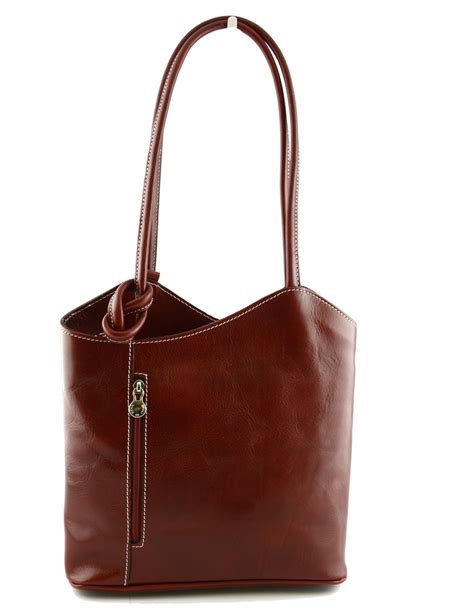 Genuine Leather Shoulder Bag Giusy