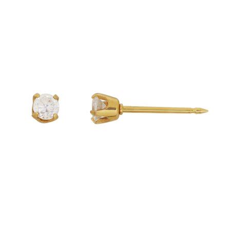 Ear piercing options include traditional lobe piercing, cartilage piercing, dual lobe piercing & more! Inverness Corporation - Home Ear Piercing Kit with a 24KT Gold Plated 3MM CZ Long Post Earring ...