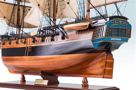 Seacraft Gallery Hms Investigator Wooden Model Ship Boat Matthew 104064