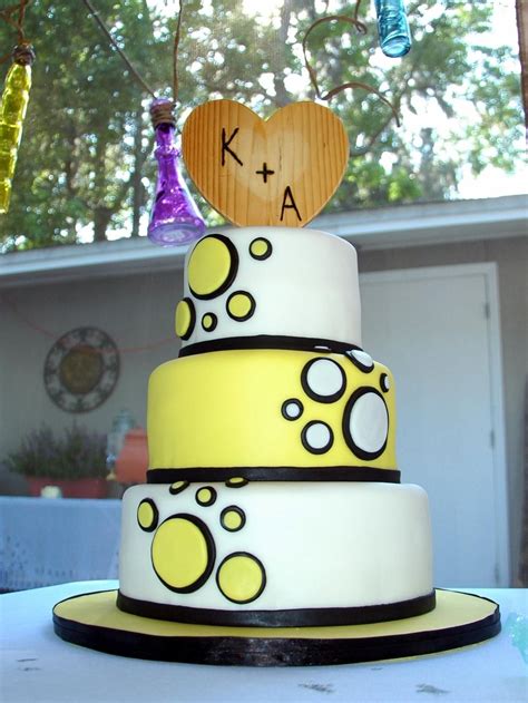 880+ customizable design templates for 'cake'. Yellow Polk-a-dot Wedding Cake. www.facebook.com/AbsolutelyCake or www.absolutelycake.com (With ...