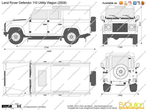 Land Rover Defender Interior Dimensions Blueprint With Dimensions Cars