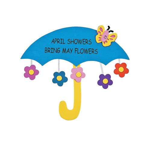 The demon was in the form of a buffalo and hence the name mahish asura. April Showers Bring May Flowers Sign Craft Kit - Oriental ...