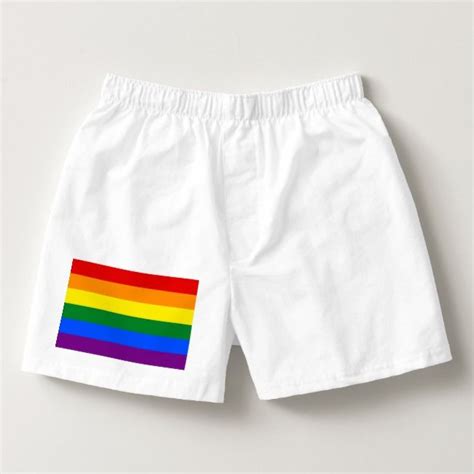 Cotton Men S Boxers With Pride Flag Of Lgbt Pride Lgbt Rainbow