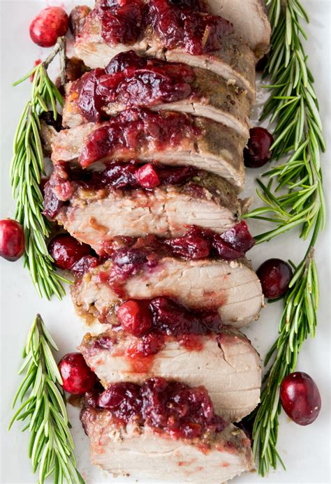 If the sauce hasn't thickened enough, add it to a saucepan and bring it to a simmer on the stove. Slow Cooker Cranberry Rosemary Pork Tenderloin - Fit Happy Free