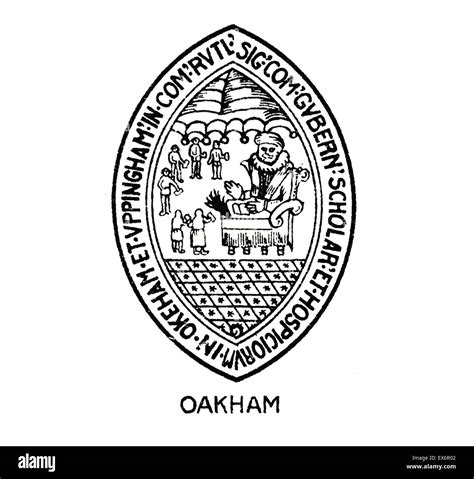 Emblem For Oakham School Oakham Rutland A British Co Educational