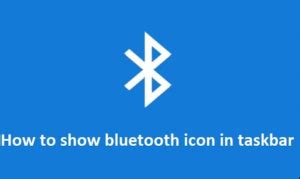 Click/tap on bluetooth & other devices on the left side, click/tap on the more bluetooth options link under related settings on the right side, and close settings if you like. Windows 10: Add or Erase Bluetooth Taskbar Icon - Techilife