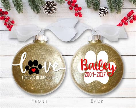 Check spelling or type a new query. Personalized Dog Memorial Ornament - Pet Loss Christmas ...