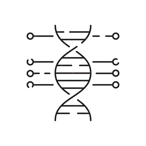 Premium Vector Genetic Engineering Symbol Vector Line Icon