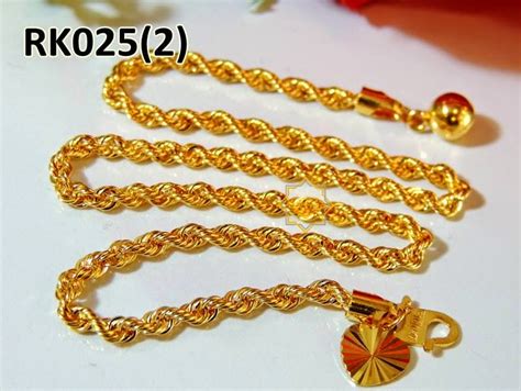 Rantai /gelang tangan emas 916. Senarai Harga Rantai Emas 916 Malaysia Terkini 2018 ...