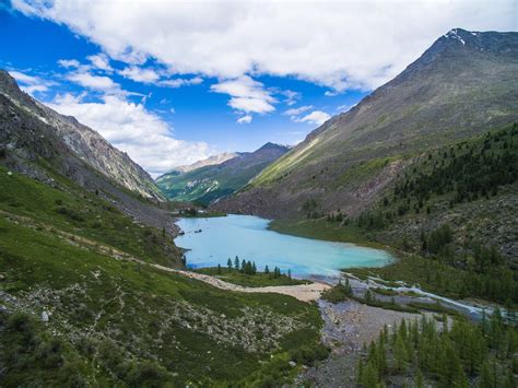 Shavlinskie Lake Altai Drone Photography