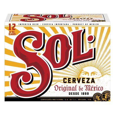 Sol Beer 12 Oz Cans Shop Beer At H E B