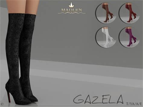 The Sims Resource Madlen Gazela Boots By Mj95 • Sims 4 Downloads