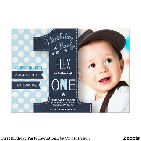 Birthday party invitation template to create invitation cards. Create your own Invitation | Zazzle.com | Birthday ...