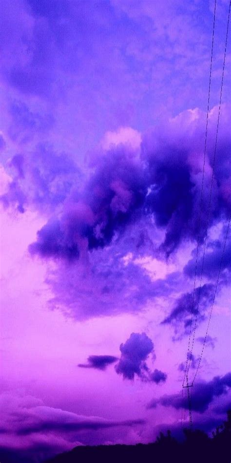 Sky Aesthetic Wallpaper Purple Dark Purple Aesthetic Landscape