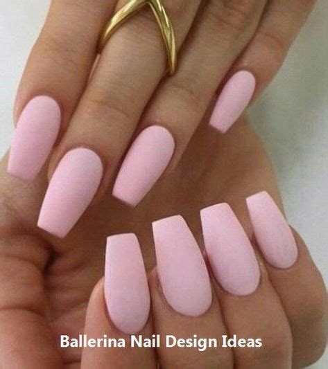 Ballerina Nails On Trend 1 With Images Matte Pink Nails Cute Pink