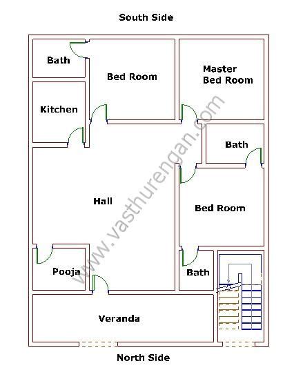 No, if you believe in vastu, yes if you don't believe in vastu. 3 bedroom vastu house plans - Google Search | Casita ...