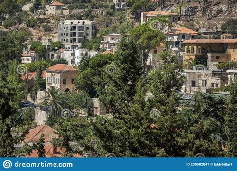 Deir El Qamar Lebanon Dans Le District De Shouf Image Stock Image Du