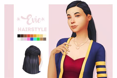 Kumikya “ Evie Hairstyle I Made This For One Of Legacy Sims Evie