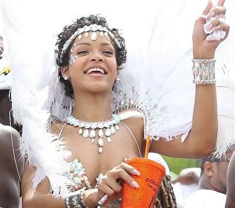 Photos Rihanna Serves Fashion Sex Appeal In Revealing Barbados Carnival Costume Thejasminebrand