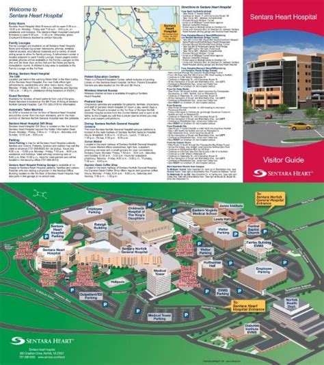Visitor Guide And Heart Hospital Map
