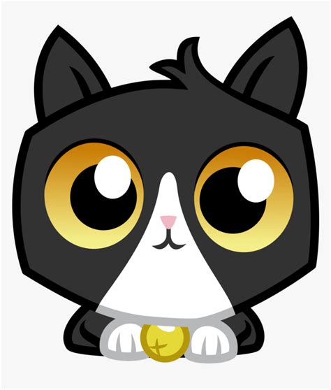 Vector Cats Simple Cartoon Cat Head Transparent Background Hd Png