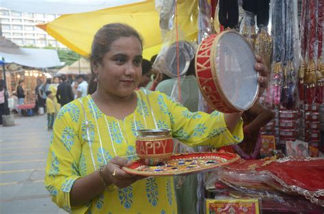 Pictorial Glimpses Of Karwa Chauth 2022 Celebration In The Capital