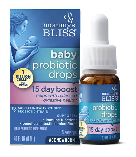 Mommys Bliss Probiotic Drops 15 Day Boost Newborn 020 Fl Oz 6 Ml
