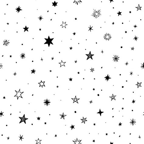Black background with stars free vector. Free Vector | Pattern with black stars on a white background